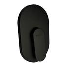 Acabamento e Registro Monocomando Base Oval Fs005-b Preto