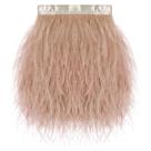 Acabamento em fita decorativa SOGUGOM Champagne Ostrich Feathers 2yd