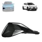 Acabamento farol de milha parachoque dianteiro byd yuan plus 2024 2025 lado direito black piano