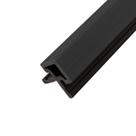 Acabamento Lateral Quina para Painel Ripado WPC Preto 290cm x 5cm x 5cm PEX