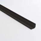 Acabamento Moldura para forro de PVC Belplast - Caixa com 12 m - Preto
