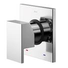 Acabamento monocomando base Deca para chuveiro e ducha higiênica New Edge, 90021756006 - Docol Cromado