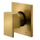 Acabamento Monocomando Base Deca para Chuveiro e Ducha Higiênica New Edge Ouro Escovado