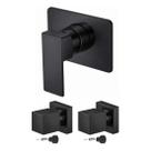 Acabamento Monocomando ducha Higiênica Preto Para docol Kit Quadrado Acabamento Monocomando ducha Higiênica Preto Para docol Kit Quadrado