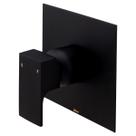 Acabamento Monocomando para Chuveiro Base Deca Retta Preto Fosco - Fani - 520 BK330 - Unitário