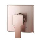 Acabamento monocomando para chuveiro e ducha higiênica 1/2" Edge, 90008499069 - Docol Cobre Escovado