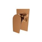 Acabamento Monocomando para Chuveiro Lorenzetti Loren Loft Square 4993 R83 Rose Gold
