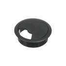Acabamento Moveis Passa Fio Tapa Furo Redondo 46mm Preto Preto