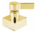 Acabamento P/ Registro Alavanca Pino C90 100% Metal Dourado