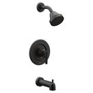 Acabamento para banheira e chuveiro Moen Gibson Posi-Temp Matte Black