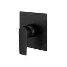 Acabamento para base monocomando fani bold preto fosco 520 bk370