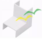 Acabamento para Canaleta Cotovelo Interno 50X20 Branco - ILUMI 62021 Acabamento para Canaleta Cotovelo Interno 50X20 Branco - ILUMI 62021