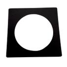 Acabamento Para Forro 35x35 Preto Duto 10 Chaminé Fogão