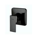 Acabamento para Monocomando de Chuveiro Meber Metais Axiom Slim Base 2997 3/4 Preto Matte