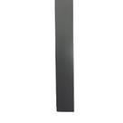 Acabamento para Painel Ripado 3,1cm x 2,1 cm X2,85m Lado Direito Casa Grassi Cinza/Gray Acabamento para Painel Ripado 3,1cm x 2,1 cm X2,85m Lado Direito Casa Grassi Cinza/Gray
