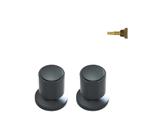 Acabamento Para Registro Base Padrão Deca Metal Preto Kit 2 sl-phy2 Acabamento Para Registro Base Padrão Deca Metal Preto Kit 2 sl-phy2