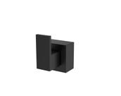 Acabamento para Registro base padrão Docol Alavanca de 1/2 ou 3/4 Pressão Gaveta Preto Fosco Metal