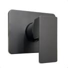 Acabamento para Registro Chuveiro Monocomando Misturador Preto Black - Dazie Metais