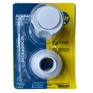 Acabamento para Registro da Blukit Modelo C40 ABS Branco para Padrão de Registros Deca ou Docol 091103