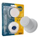 Acabamento para Registro da Blukit Modelo C40 Itapema ABS Branco para Padrão de Registros Deca ou Docol 091104