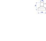 Acabamento para Registro de Gaveta Link Cromado 1.1/4" e 1.1/2" - Deca - 4900.C.GD.LNK - Unitário