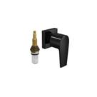 Acabamento para Registro Deca Level de Pressão 1/2" 3/4" com mecanismo 1/2 volta Black Noir - 4916.BL26.PQ.NO Acabamento para Registro Deca Level de Pressão 1/2" 3/4" com mecanismo 1/2 volta Black Noir - 4916.BL26.PQ.NO