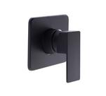 Acabamento para registro Monocomando base padrão Docol 1/2 Chuveiro e Ducha Higiênica Quadrado Alavanca Preto Fosco Metal