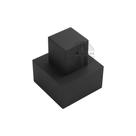 Acabamento Para Registro Preto Quadrado 3/4 Metal - Um Novo Conceito.