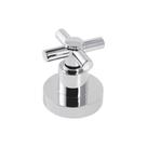 Acabamento para Registro Slim Cross Base Deca 1/2 a 1 Cromado - Perflex