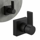 Acabamento Para Registros de Chuveiro Alavanca Preto Fosco Misto Padrão Deca Metal Base Anti Choque