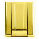 Acabamento para Válvula De Descarga base padrão Deca Hydra Max ou Docol Banheiro Lavatório Lavabo Dourado Brilhante ABS Metal