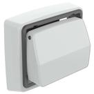Acabamento para válvula de descarga universal cinza blukit