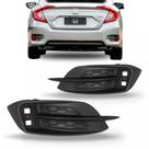 Acabamento Parachoque Traseiro New Civic 2017 2018 side:Direito