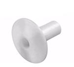 Acabamento Passa Fio Coaxial Branco