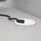 Acabamento Passa Fio Mesa Computador Branco 59mm Kit 02 Pçs