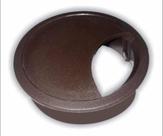 Acabamento Passa Fio Mesa Computador Marrom 59mm Kit 04 Pçs Acabamento Passa Fio Mesa Computador Marrom 59mm Kit 04 Pçs