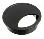 Acabamento Passa Fio Mesa Computador Preto 2 46mm 2 59mm Acabamento Passa Fio Mesa Computador Preto 2 46mm 2 59mm
