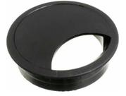 Acabamento Passa Fio Mesa Computador Preto 46mm Kit 04 Pçs Acabamento Passa Fio Mesa Computador Preto 46mm Kit 04 Pçs
