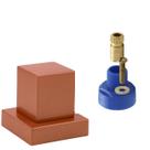 Acabamento Quadrado 1 ½ Com Conversor Docol Rose Matte Acabamento Quadrado 1 ½ Com Conversor Docol Rose Matte