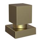 Acabamento Quadrado 100% Metal Dourado Fosco Para Registro