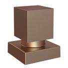 Acabamento Quadrado 100% Metal Rose Para Registro