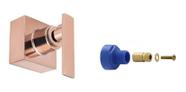 Acabamento Registro Alavanca Metal Rose Gold Conversor Docol