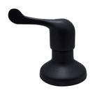 Acabamento Registro Banheiro Pressão e Gaveta Grafite Preto Fosco Metal Luxo Padrão Deca