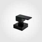 Acabamento Registro Base Deca 1/2" e 3/4" e 1" (Pequeno) Preto Fosco Color Flaunt Perflex