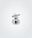 Acabamento Registro Base Deca 1/2" e 3/4" e 1" (Pequeno) Slim Cross Perflex