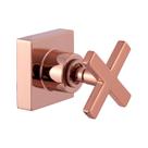 Acabamento Registro Cruzeta Rose Gold Chuveiro Padrão Deca