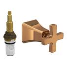 Acabamento Registro de Pressão 1/2", 3/4" e 1" Deca Wish Gold Matte - 4916.GL.WSH.PQ.MT