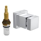 Acabamento Registro de Pressão 1/2" e 3/4" Cubo Cromado - 4916.C86.PQ