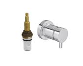 Acabamento Registro de Pressão 1/2'' e 3/4'' Spin 4916.C72.PQ Cromado - Deca Acabamento Registro de Pressão 1/2'' e 3/4'' Spin 4916.C72.PQ Cromado - Deca