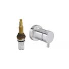 Acabamento Registro Deca de Pressão 1/2” e 3/4” Spin Cromado 4916.C72.PQ Acabamento Registro Deca de Pressão 1/2” e 3/4” Spin Cromado 4916.C72.PQ